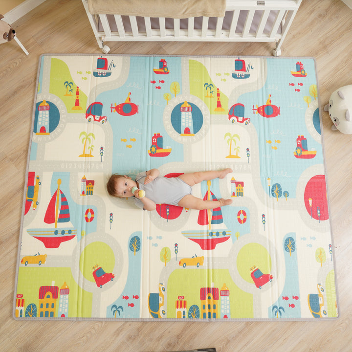 Tapis de Jeu en mousse, épais et pliable - Superbe Bébé#couleur_boat