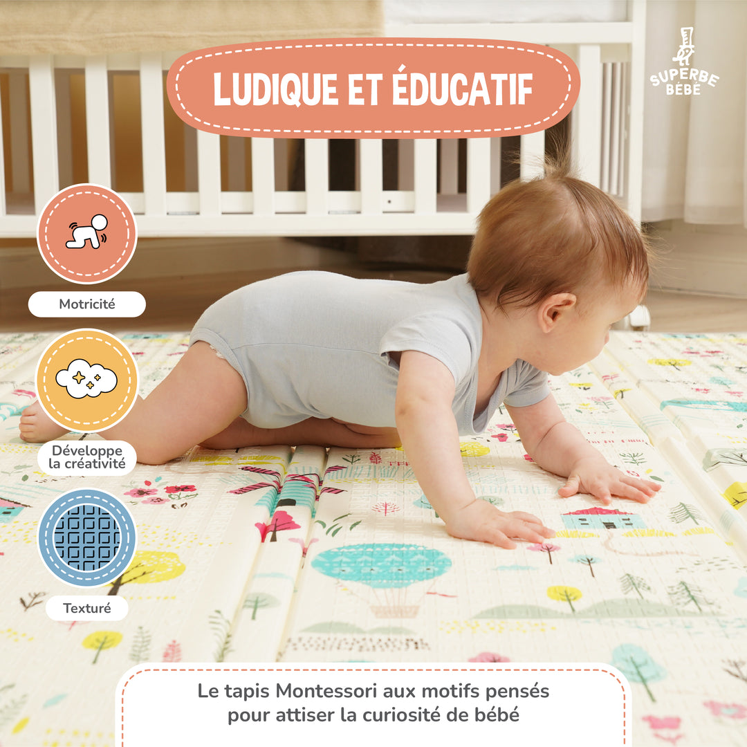 Tapis de Jeu en mousse, épais et pliable - Superbe Bébé#couleur_boat