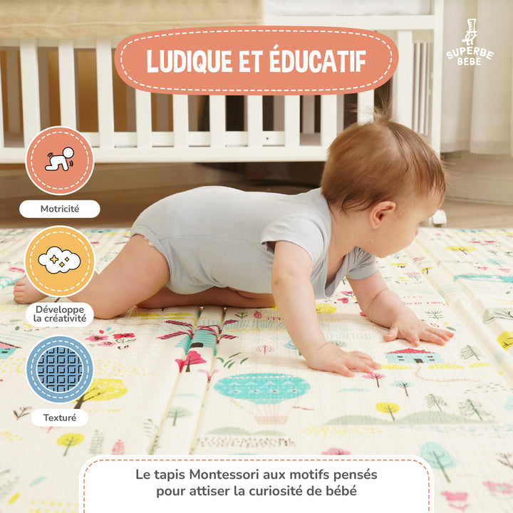 Tapis de Jeu en mousse, épais et pliable - Superbe Bébé#couleur_boat