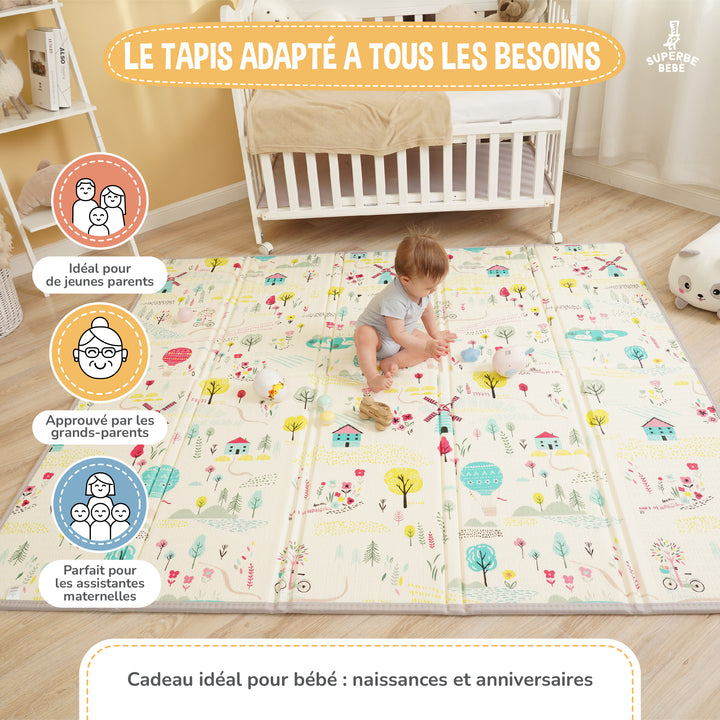 Tapis de Jeu en mousse, épais et pliable - Superbe Bébé#couleur_boat