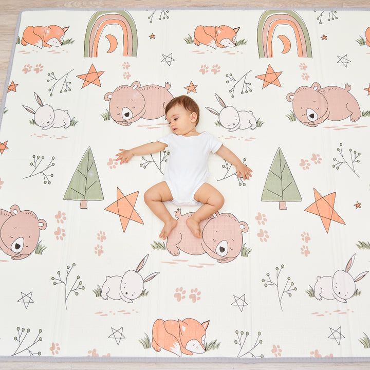 Tapis de Jeu en mousse, épais et pliable - Superbe Bébé#couleur_fox