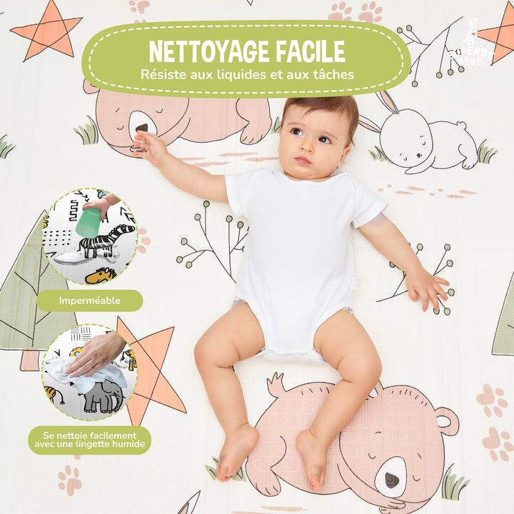Tapis de Jeu en mousse, épais et pliable - Superbe Bébé#couleur_fox