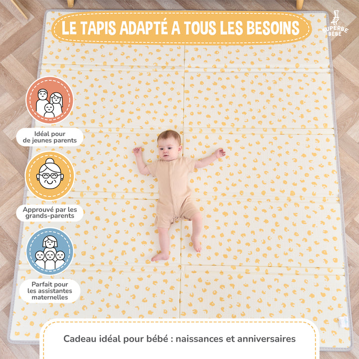 Tapis de Jeu en mousse, épais et pliable - Superbe Bébé#couleur_pure-big-love