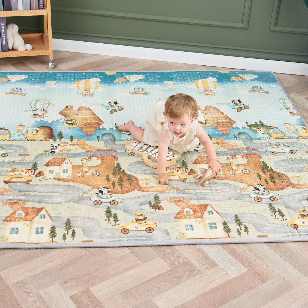 Tapis de Jeu en mousse, épais et pliable - Superbe Bébé#couleur_pteroglyphe