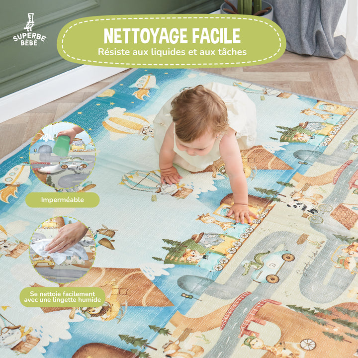 Tapis de Jeu en mousse, épais et pliable - Superbe Bébé#couleur_pteroglyphe