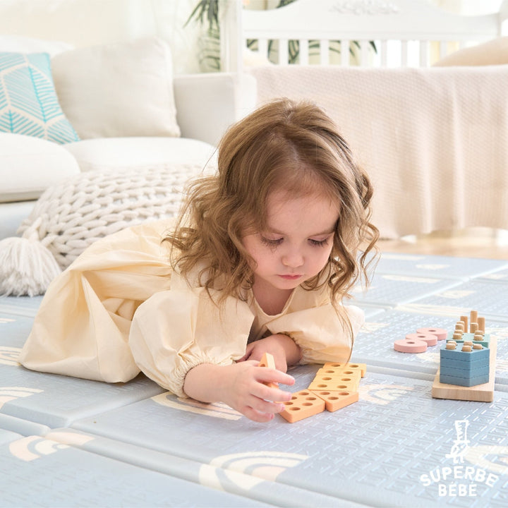 Blocs en bois à empiler - Jeu d'éveil