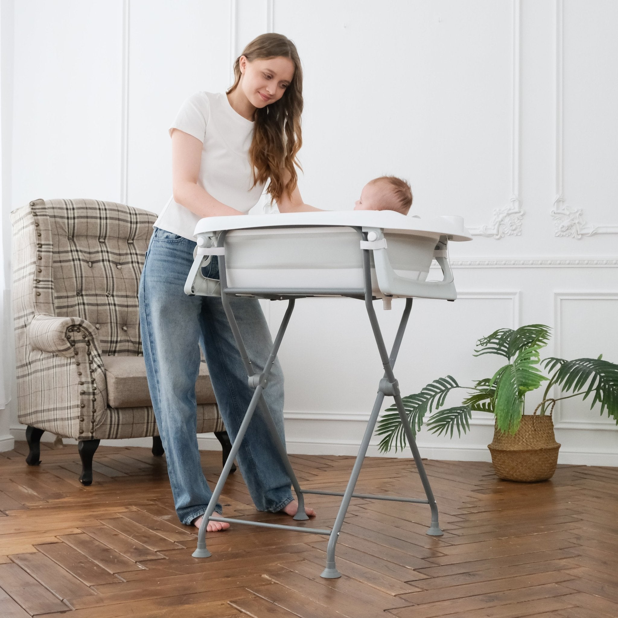 Baignoire bébé avec support