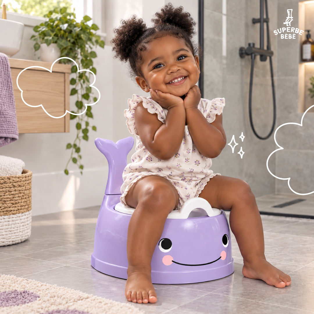 Pot bébé d'apprentissage de la propreté WHALINOU#couleur_violet