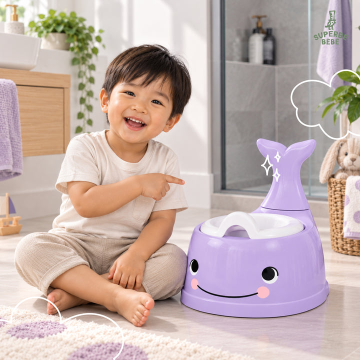 Pot bébé d'apprentissage de la propreté WHALINOU#couleur_violet