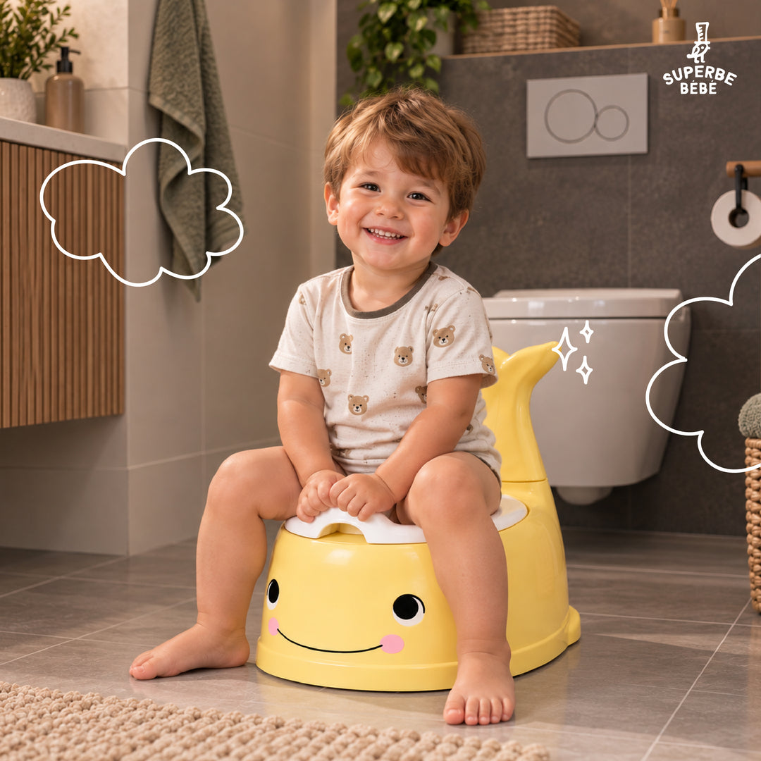 Pot bébé d'apprentissage de la propreté WHALINOU#couleur_yellow