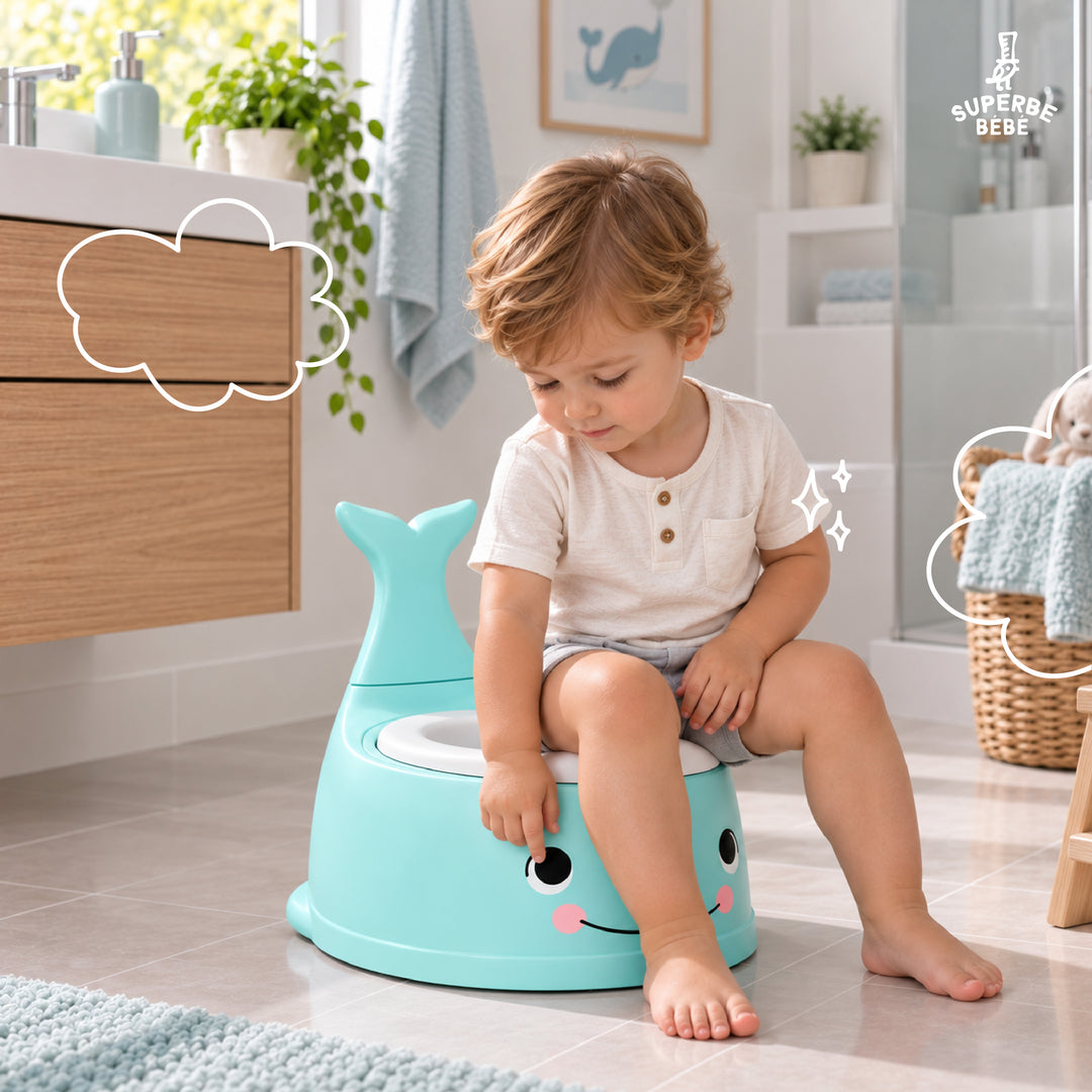 Pot bébé d'apprentissage de la propreté WHALINOU#couleur_blue