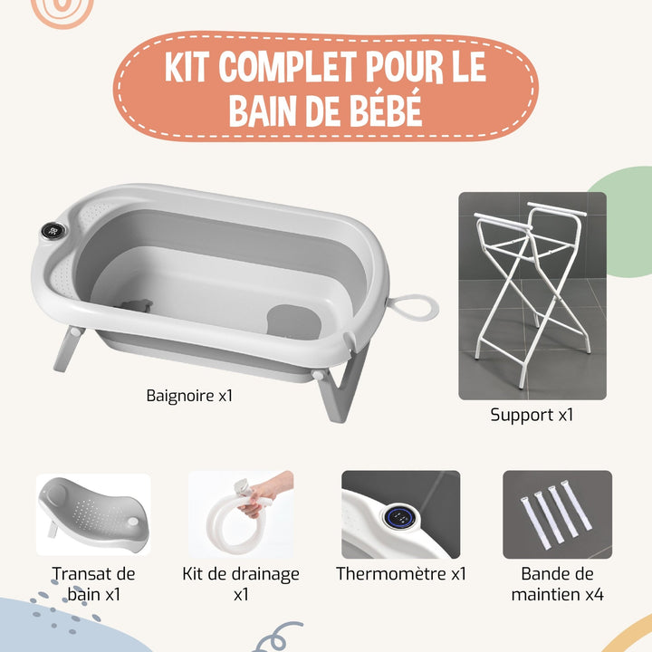 Baignoire LEAF avec support