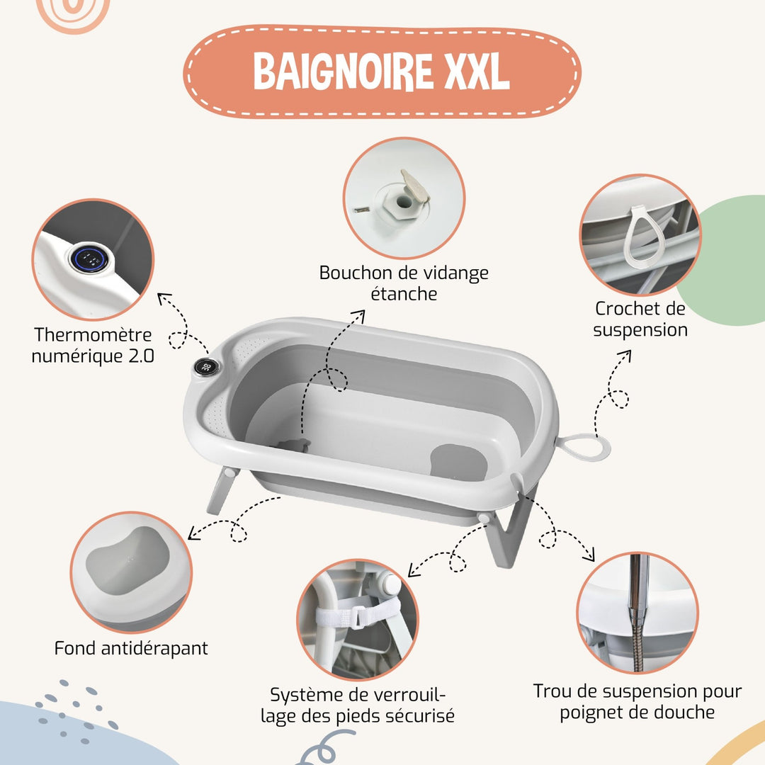 Baignoire LEAF avec support