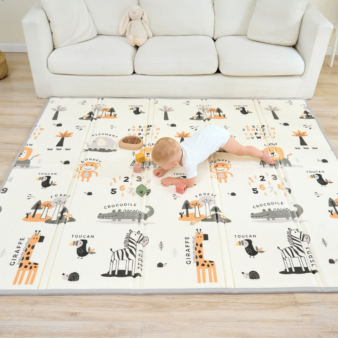 Tapis de Jeu en mousse, épais et pliable - Superbe Bébé#couleur_jungle