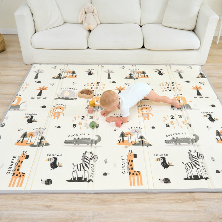 Tapis de Jeu en mousse, épais et pliable - Superbe Bébé#couleur_jungle