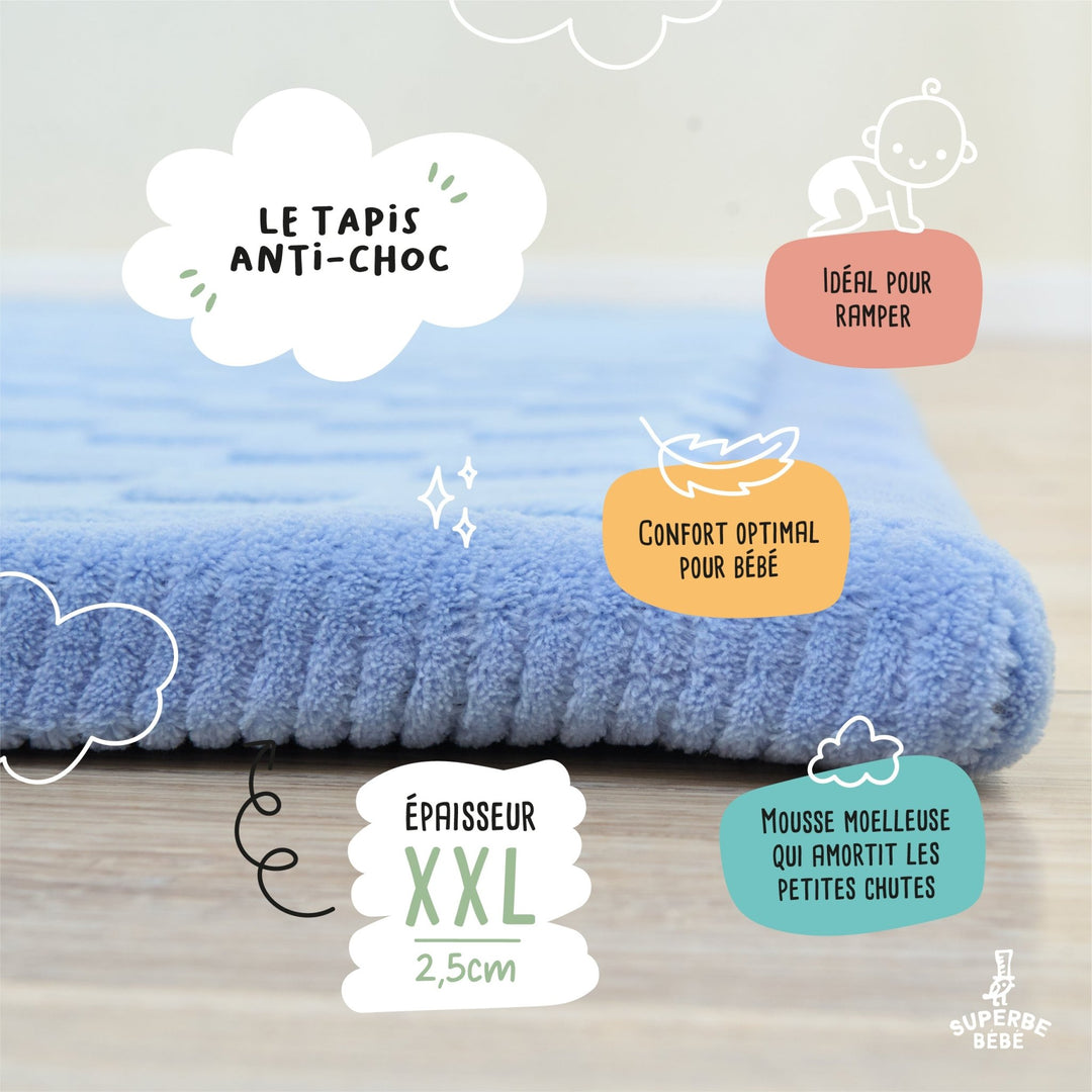 Tapis COCOON PLUS#couleur_blue