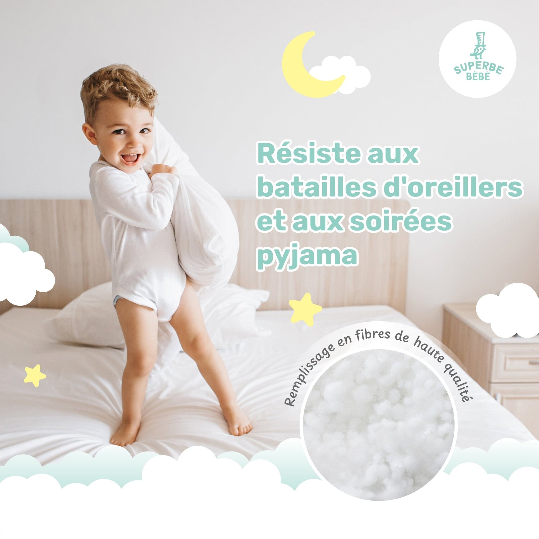 Soutien Colonne Vertébrale Lot De 3 Oreillers Pour Tout-petits 2 Taies 100% Coton - Dimensions 33x45,7 Cm, Rembourrage Microfibre Hypoallergénique, Lavable En Machine Oreiller Tout-petit 33x45.7cm Soutien Colonne Vertébrale Lot De 3 Oreillers Pour Tout-petits 2 Taies 100% Coton - Dimensions 33x45,7 Cm, Rembourrage Microfibre Hypoallergénique, Lavable En Machine Oreiller Tout-petit 33x45.7cm
